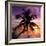 Palm Paradise at Sunset - Florida - USA-Philippe Hugonnard-Framed Photographic Print