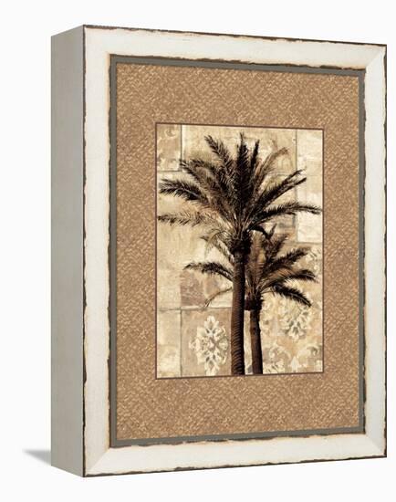 Palm Paradise II-John Seba-Framed Stretched Canvas