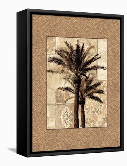 Palm Paradise II-John Seba-Framed Stretched Canvas