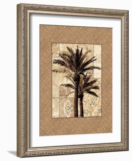 Palm Paradise II-John Seba-Framed Art Print