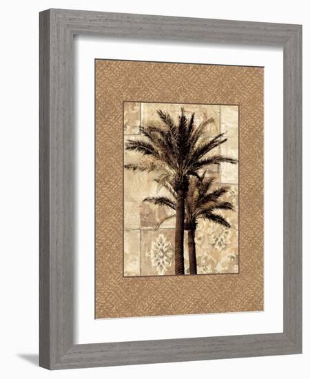 Palm Paradise II-John Seba-Framed Art Print