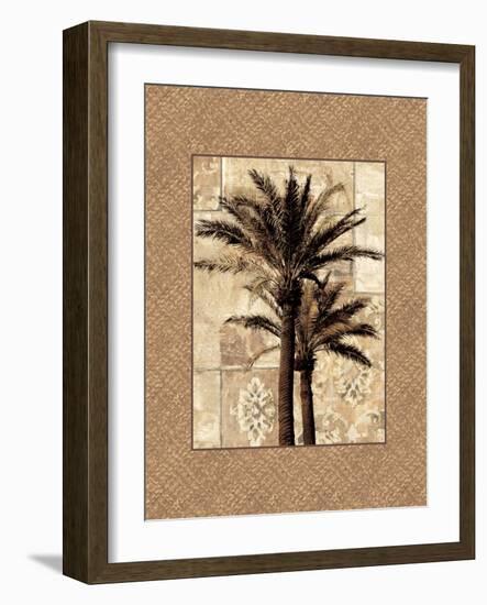 Palm Paradise II-John Seba-Framed Art Print