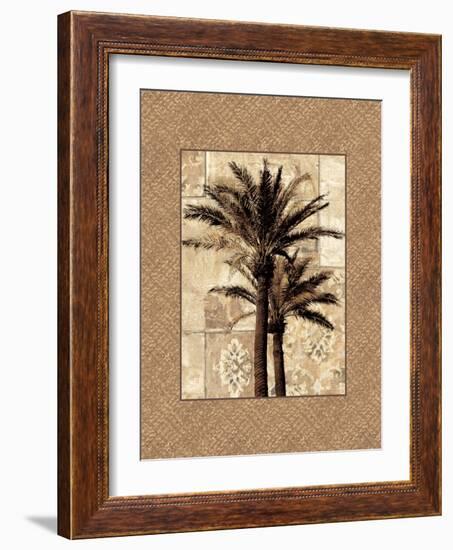 Palm Paradise II-John Seba-Framed Art Print