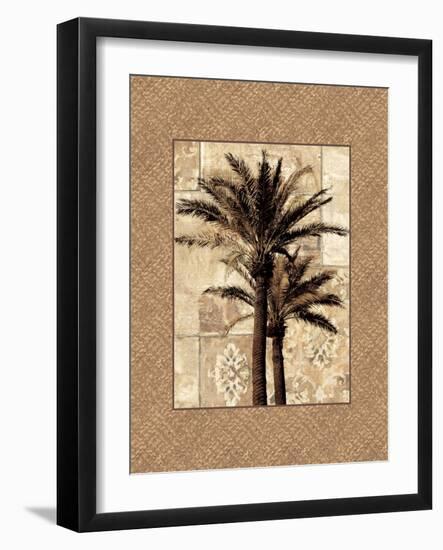 Palm Paradise II-John Seba-Framed Art Print