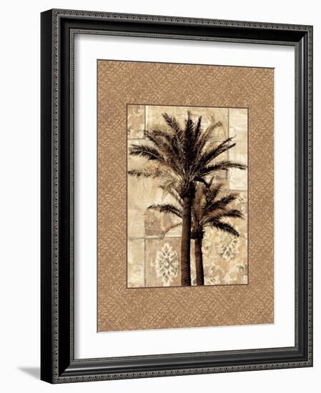 Palm Paradise II-John Seba-Framed Art Print