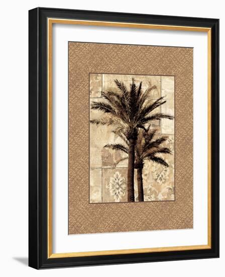 Palm Paradise II-John Seba-Framed Art Print