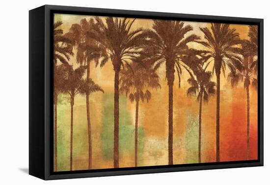 Palm Paradise-John Seba-Framed Stretched Canvas