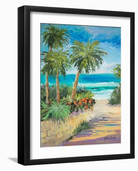 Palm Path-Jane Slivka-Framed Art Print