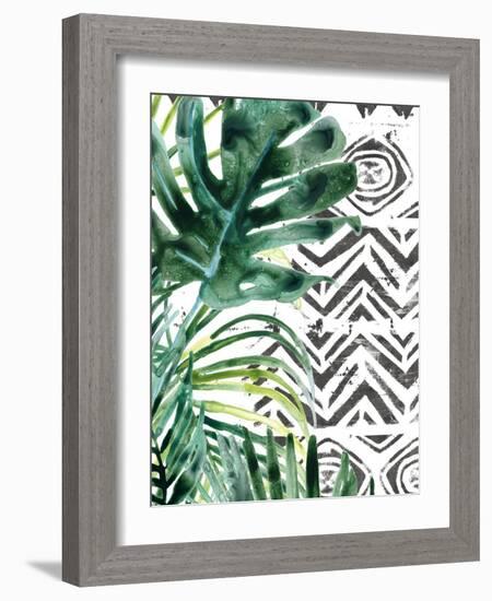 Palm Pattern II-June Vess-Framed Art Print