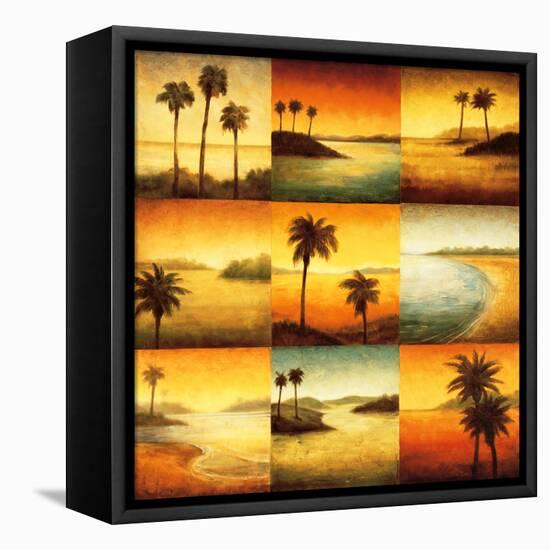 Palm Perspectives-Gregory Williams-Framed Stretched Canvas
