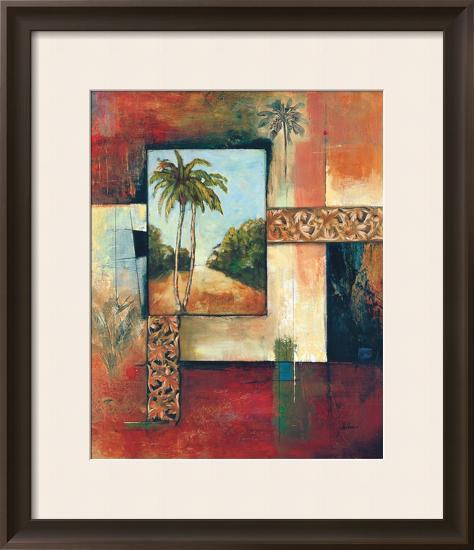 Palm Serenity II-Judeen-Framed Art Print