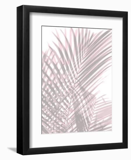 Palm Shadows Blush II-Melonie Miller-Framed Art Print