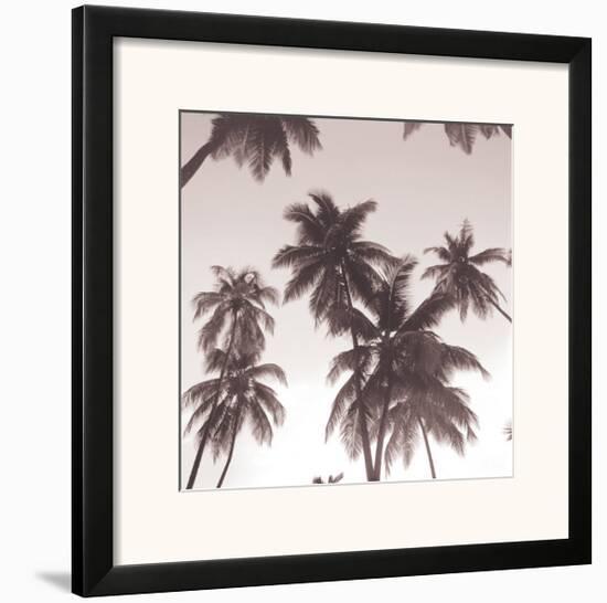 Palm Silhouette-Michael Kahn-Framed Art Print