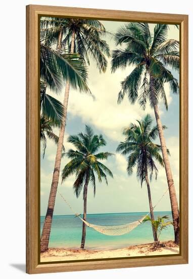 Palm Sky 3-Design Fabrikken-Framed Premier Image Canvas