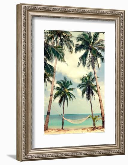 Palm Sky 3-Design Fabrikken-Framed Photographic Print