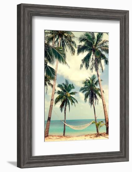 Palm Sky 3-Design Fabrikken-Framed Photographic Print