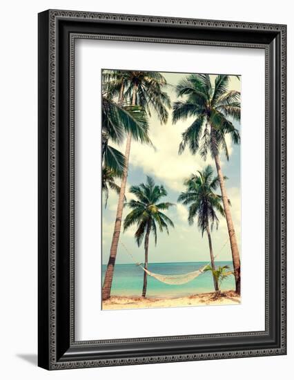 Palm Sky 3-Design Fabrikken-Framed Photographic Print