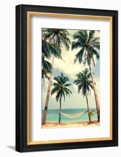 Palm Sky 3-Design Fabrikken-Framed Photographic Print