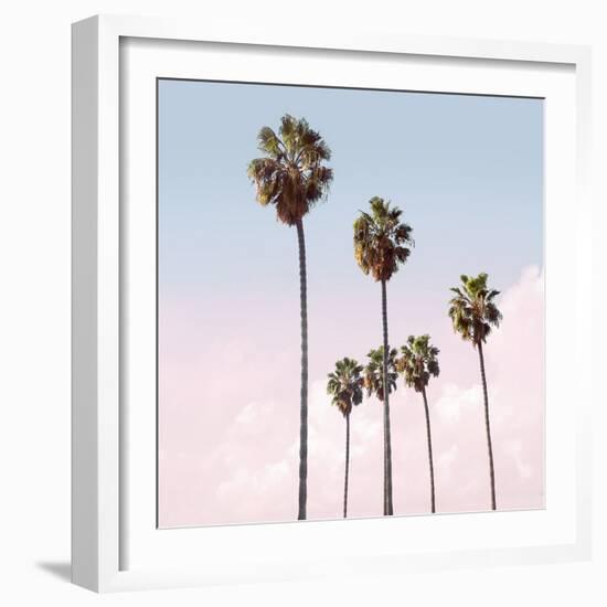 Palm Sky Blush, 2024-Alex Hanson-Framed Art Print