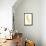 Palm Springs, California - State Outline and Heart (Yellow)-Lantern Press-Framed Stretched Canvas displayed on a wall