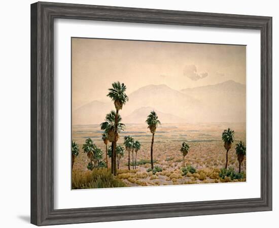 Palm Springs Desert-Gunnar Widforss-Framed Art Print