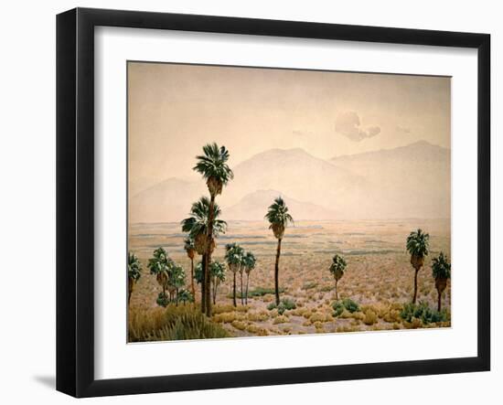 Palm Springs Desert-Gunnar Widforss-Framed Art Print