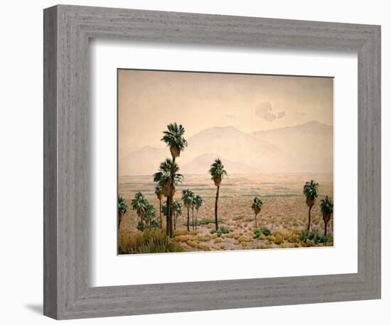 Palm Springs Desert-Gunnar Widforss-Framed Art Print