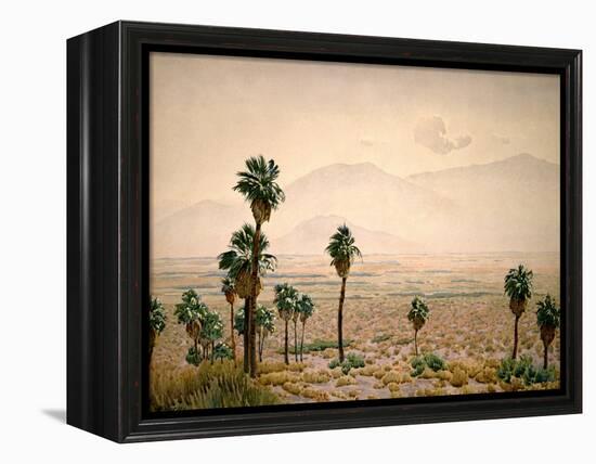 Palm Springs Desert-Gunnar Widforss-Framed Stretched Canvas