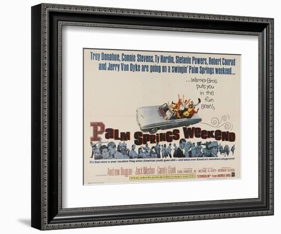 Palm Springs Weekend, 1963, Directed by Norman Taurog-null-Framed Giclee Print