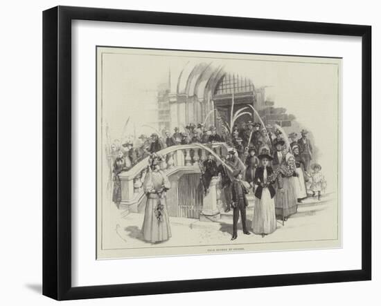 Palm Sunday at Grasse-Amedee Forestier-Framed Giclee Print