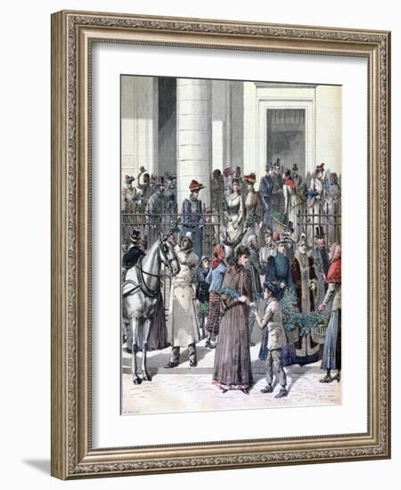 Palm Sunday, Holy Week, Paris, 1891-Henri Meyer-Framed Giclee Print