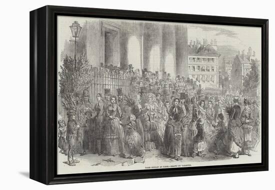 Palm Sunday in Paris-null-Framed Premier Image Canvas