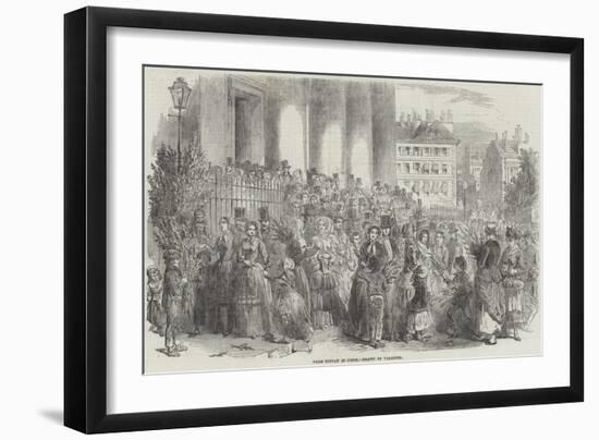 Palm Sunday in Paris-null-Framed Giclee Print