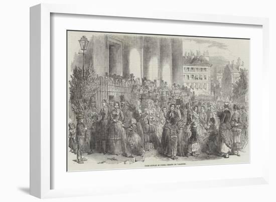 Palm Sunday in Paris-null-Framed Giclee Print