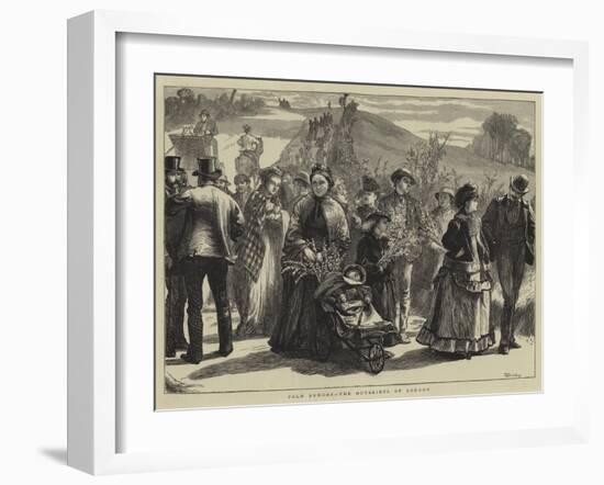 Palm Sunday, the Outskirts of London-William III Bromley-Framed Giclee Print