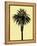 Palm Tree 1996 (Yellow)-Erik Asla-Framed Premier Image Canvas