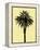 Palm Tree 1996 (Yellow)-Erik Asla-Framed Premier Image Canvas