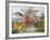 Palm Tree at Bordighera, C.1884-Claude Monet-Framed Giclee Print