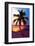 Palm Tree at Sunset - Florida-Philippe Hugonnard-Framed Photographic Print