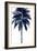 Palm Tree Blue I-Devon Davis-Framed Art Print