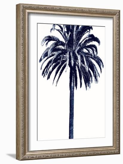 Palm Tree Blue III-Devon Davis-Framed Art Print