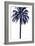 Palm Tree Blue III-Devon Davis-Framed Art Print