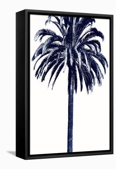 Palm Tree Blue III-Devon Davis-Framed Stretched Canvas