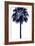 Palm Tree Blue IV-Devon Davis-Framed Art Print