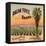 Palm Tree Brand - Riverside, California - Citrus Crate Label-Lantern Press-Framed Stretched Canvas