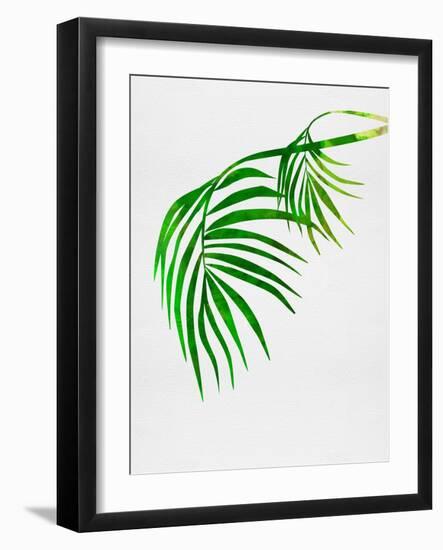 Palm Tree Leaves-Jasmine Woods-Framed Art Print