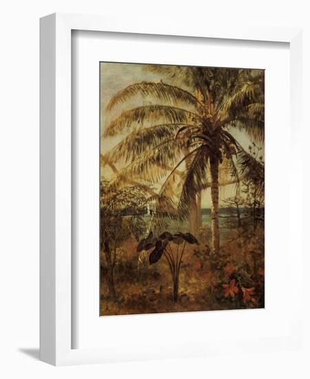 Palm Tree, Nassau, 1892-Albert Bierstadt-Framed Giclee Print