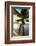 Palm Tree on Beach at Hauru Point, Mo'Orea, Society Islands, French Polynesia-Ian Trower-Framed Photographic Print