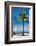 Palm Tree overlooking Downtown Miami - Florida-Philippe Hugonnard-Framed Photographic Print