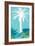 Palm Tree Paradise 1-Bella Dos Santos-Framed Art Print